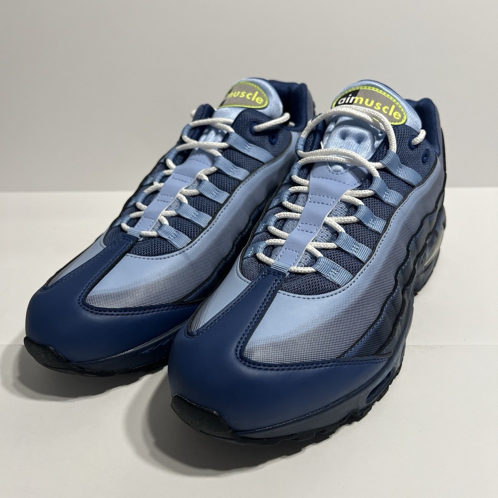 Nike Yu-Gi-Oh Air Max Muscle 95 Psychic Blue Men's Shoes 117404-400 Size 12